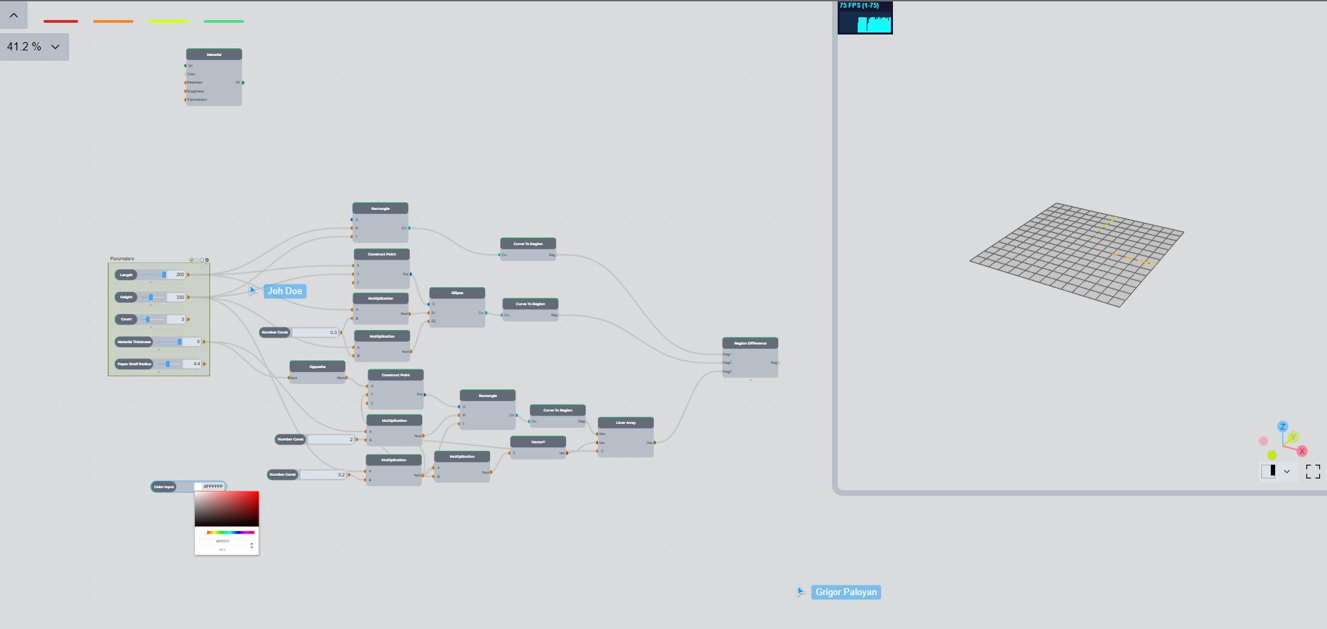 screenshot of BeeGraphy Editor